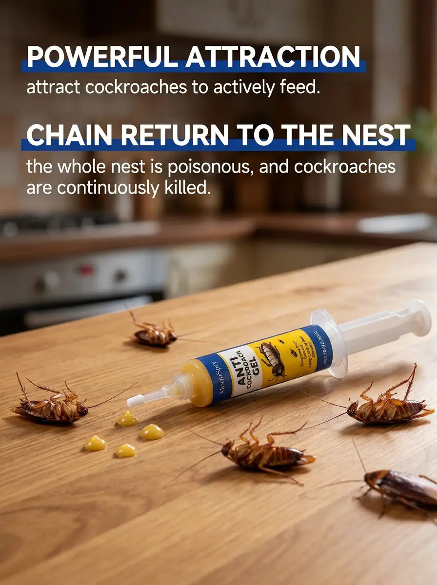 Anti Cockroach Gel | Indoor Roach Bait Syringe