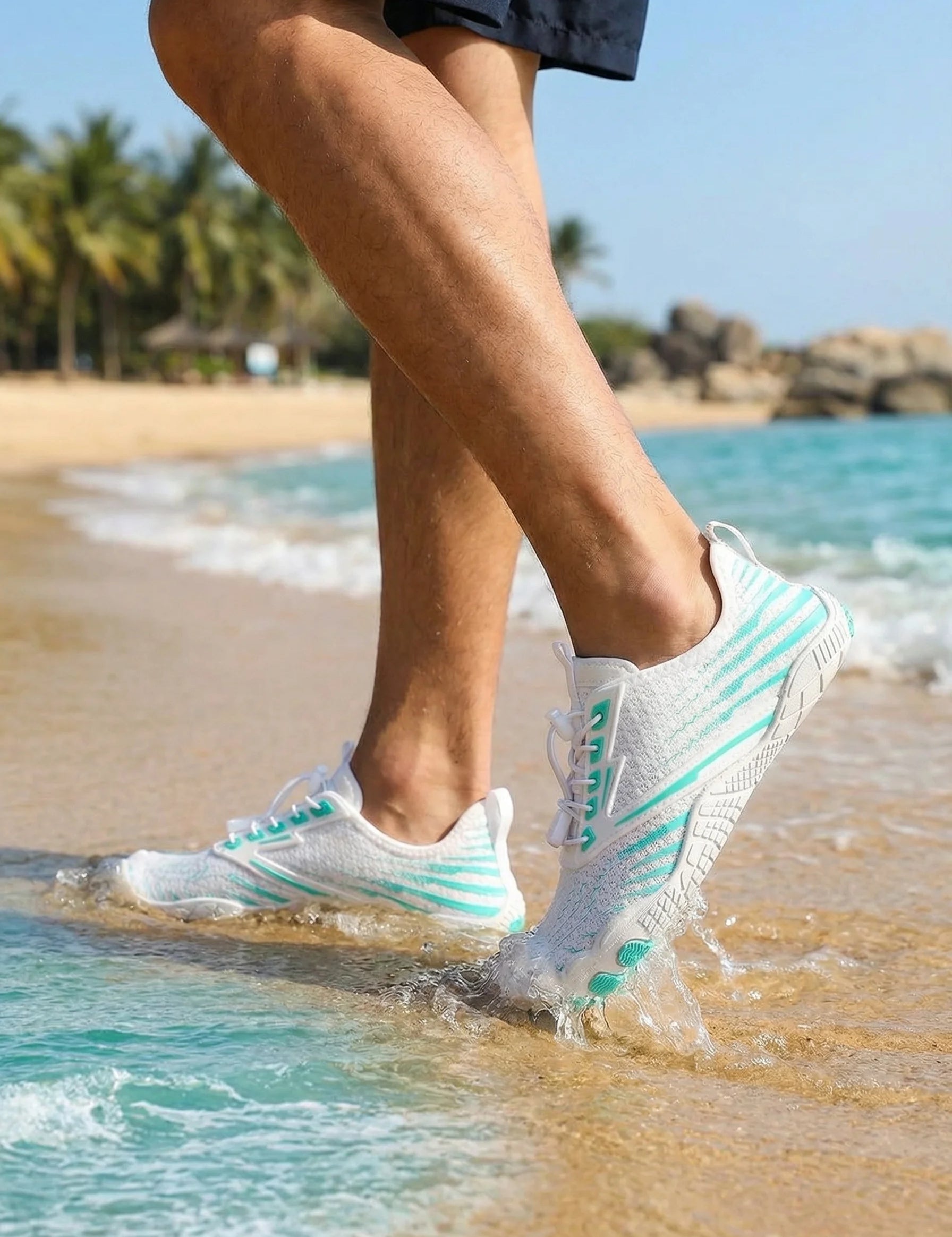 Aqua Shoes | Barefoot Water Shoes Lace Up-Water Shoes-Homefinn