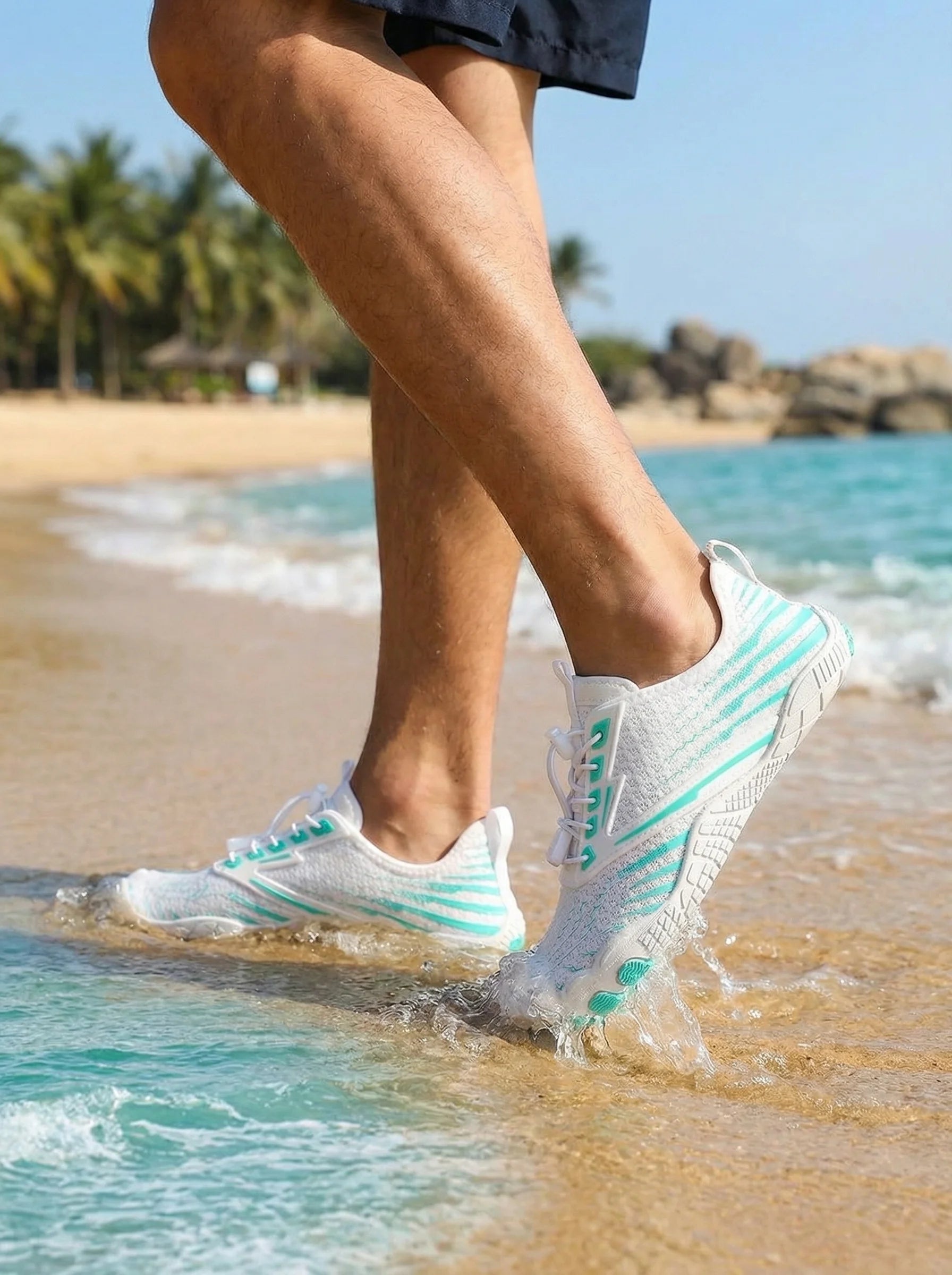 Aqua Shoes | Barefoot Water Shoes Lace Up-Water Shoes-Homefinn