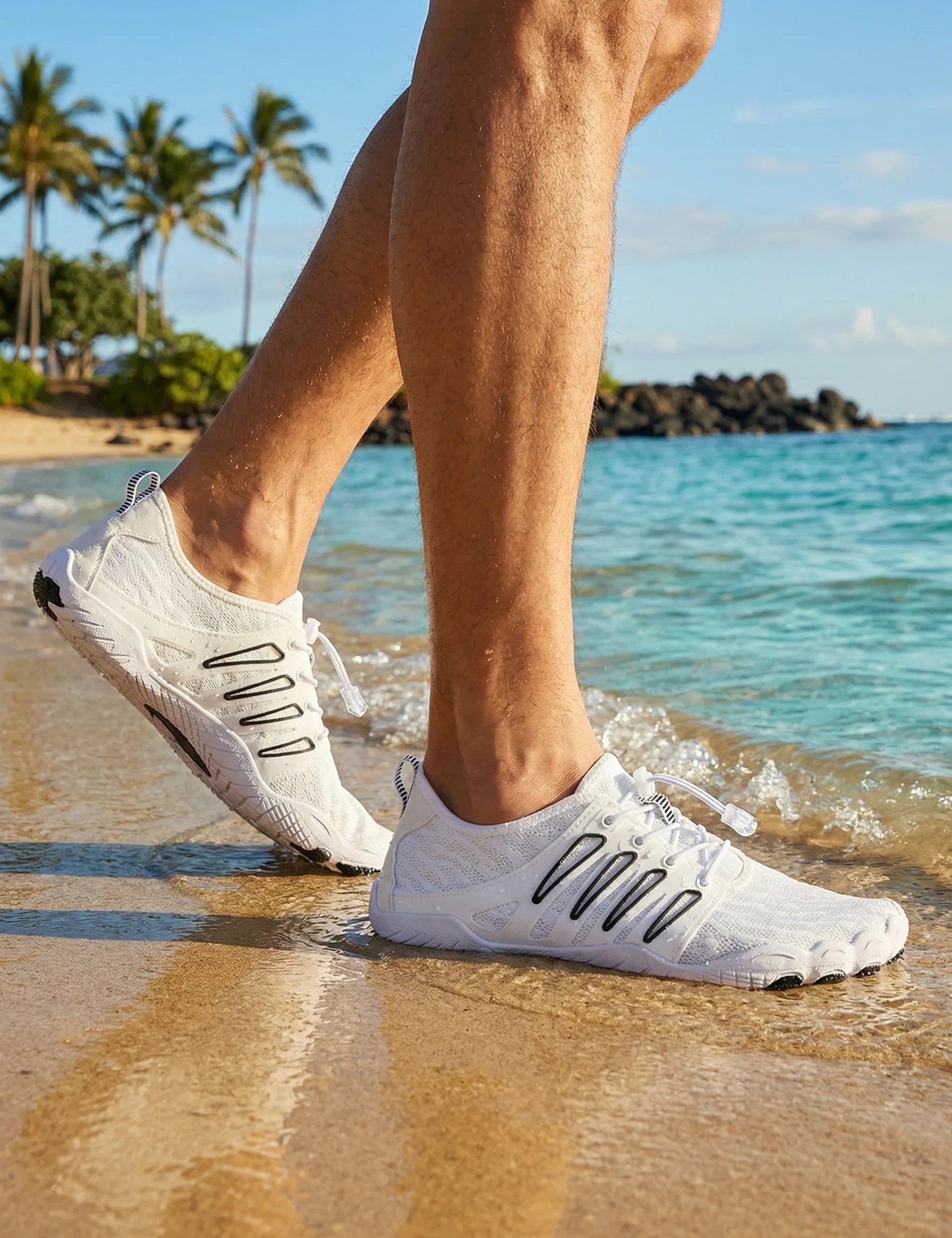 Aqua Shoes | Barefoot Water Shoes Lace Up-Water Shoes-Homefinn