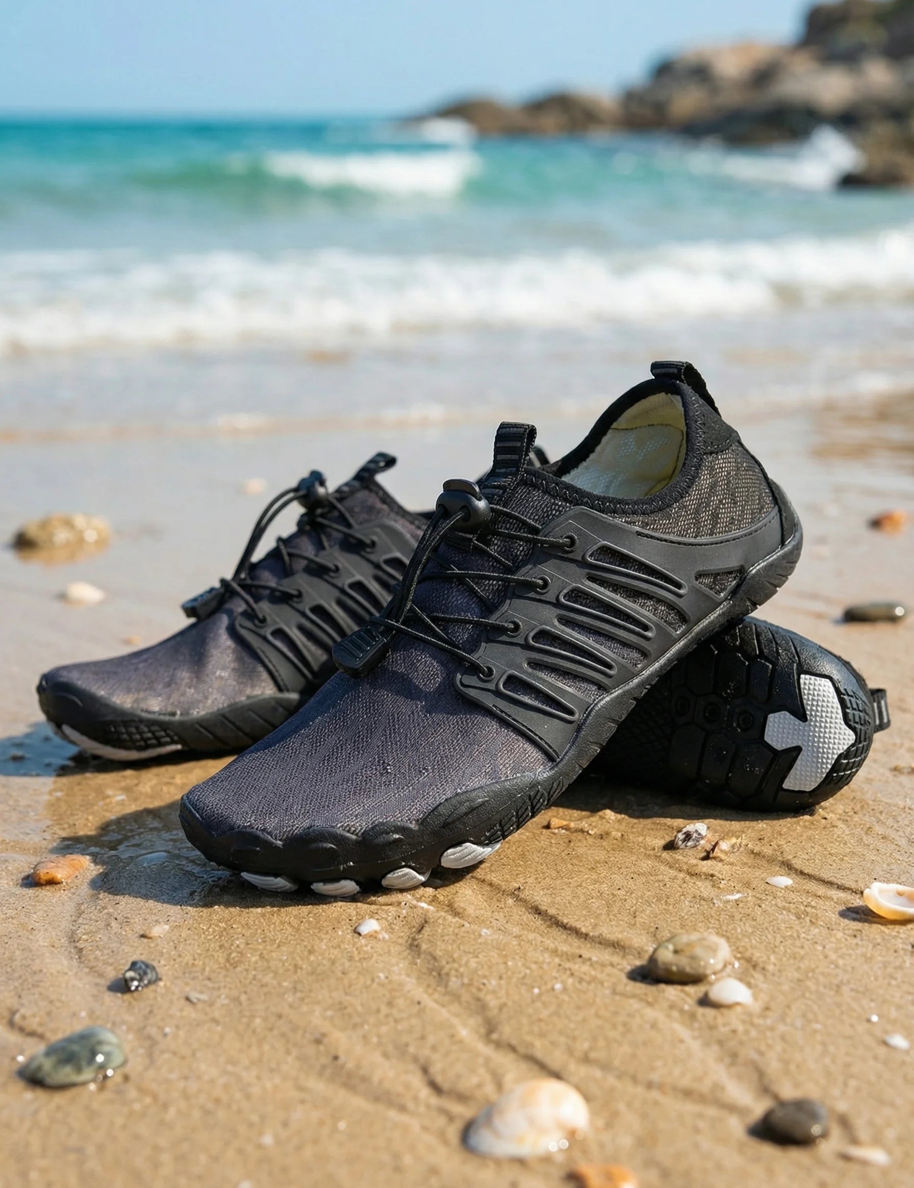 Aqua Shoes | Barefoot Water Shoes Lace Up-Water Shoes-Homefinn