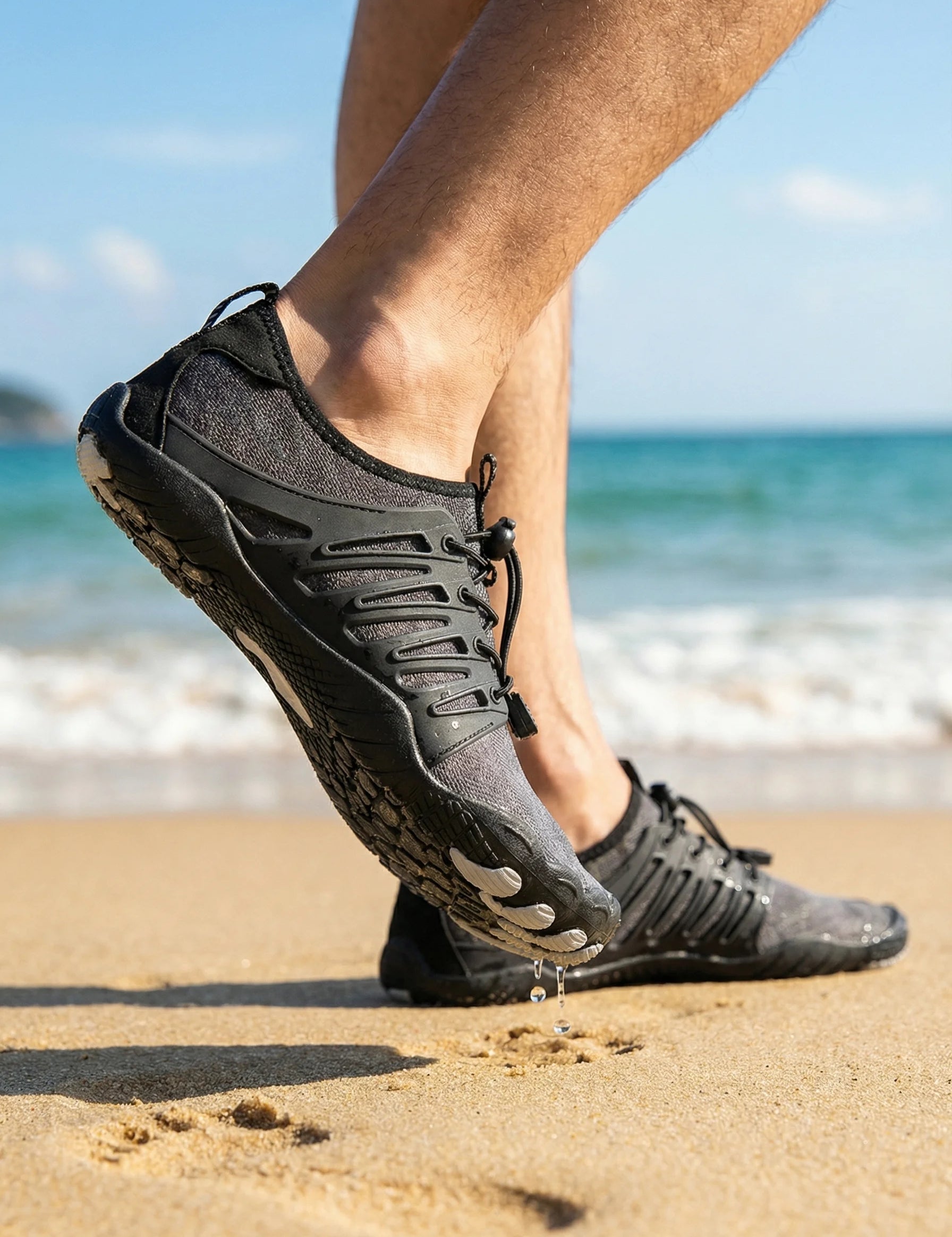 Aqua Shoes | Barefoot Water Shoes Lace Up-Water Shoes-Homefinn