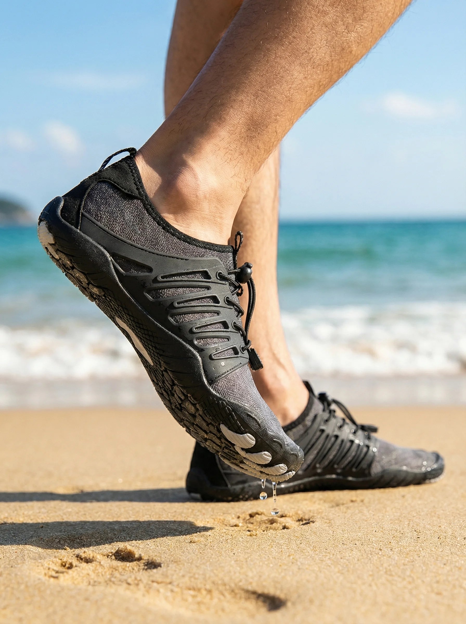 Aqua Shoes | Barefoot Water Shoes Lace Up-Water Shoes-Homefinn