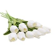 Artificial Tulip Bouquet | Decorative Faux Flowers-Flowers-Homefinn