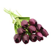 Artificial Tulip Bouquet | Decorative Faux Flowers-Flowers-Homefinn