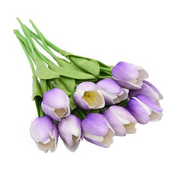 Artificial Tulip Bouquet | Decorative Faux Flowers-Flowers-Homefinn