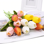 Artificial Tulip Bouquet | Decorative Faux Flowers-Flowers-Homefinn