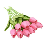Artificial Tulip Bouquet | Decorative Faux Flowers-Flowers-Homefinn