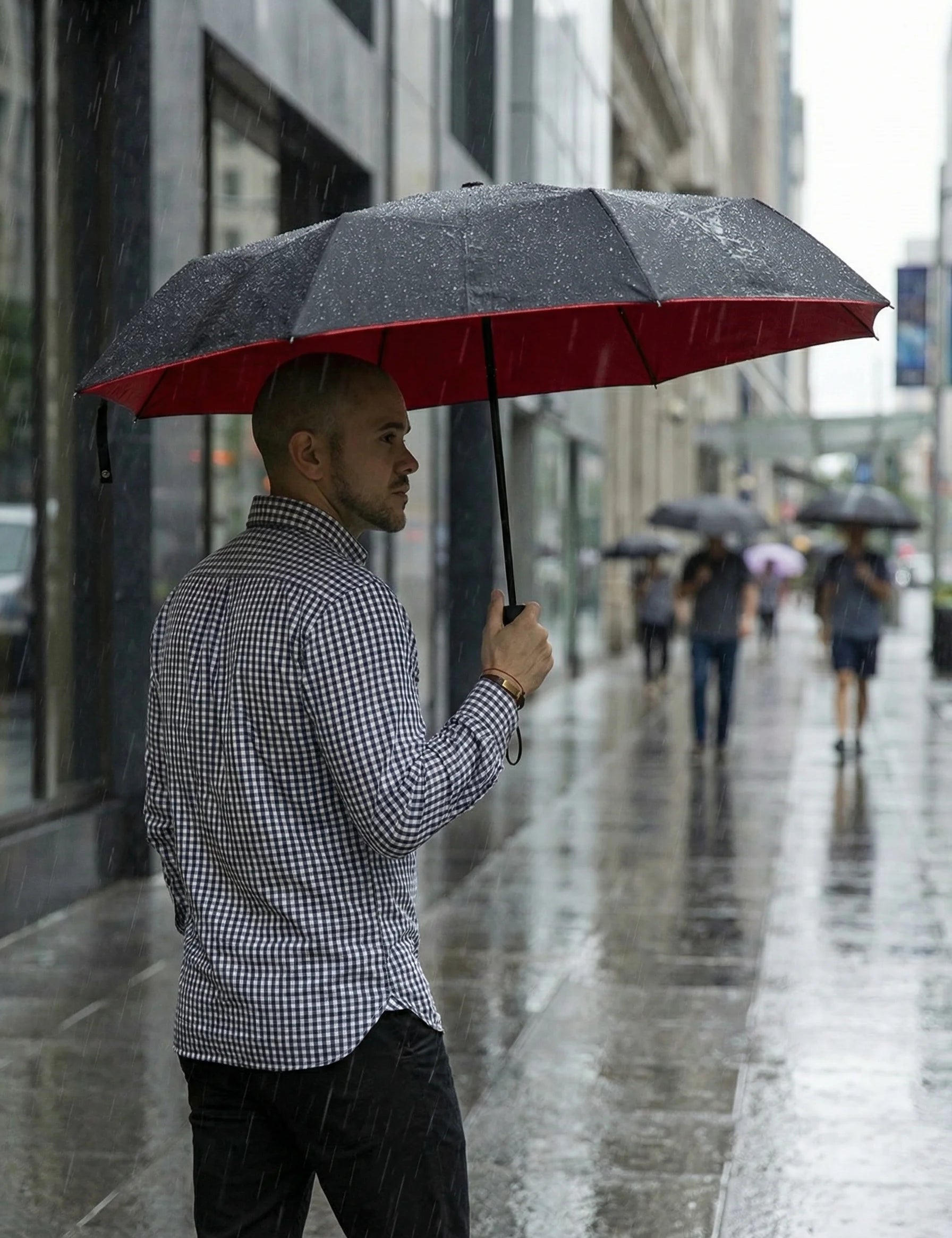 Automatic Travel Umbrella | Compact Windproof Rain Protection-Umbrella-Homefinn