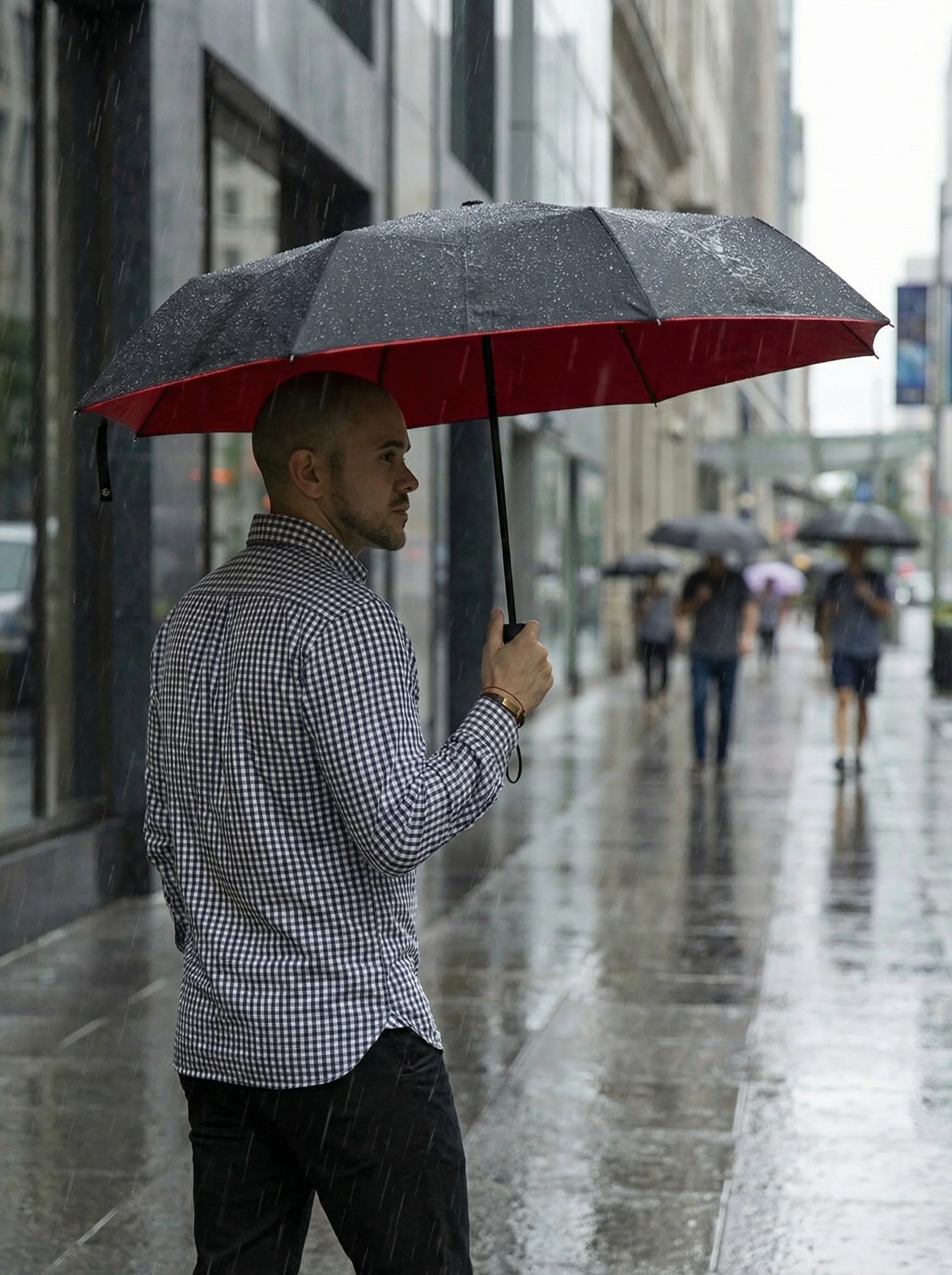 Automatic Travel Umbrella | Compact Rain Umbrella-Umbrella-Homefinn