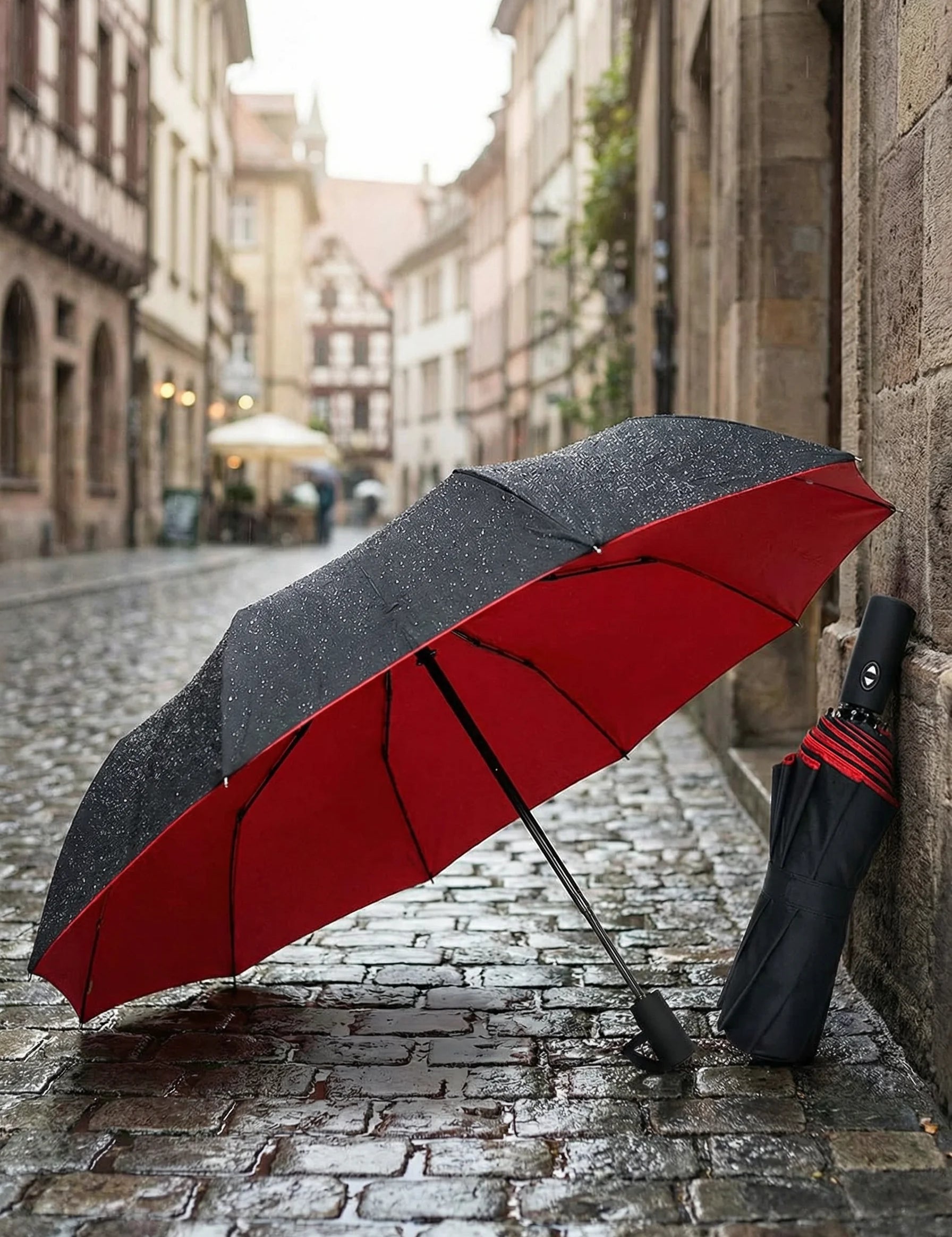 Automatic Travel Umbrella | Compact Windproof Rain Protection-Umbrella-Homefinn