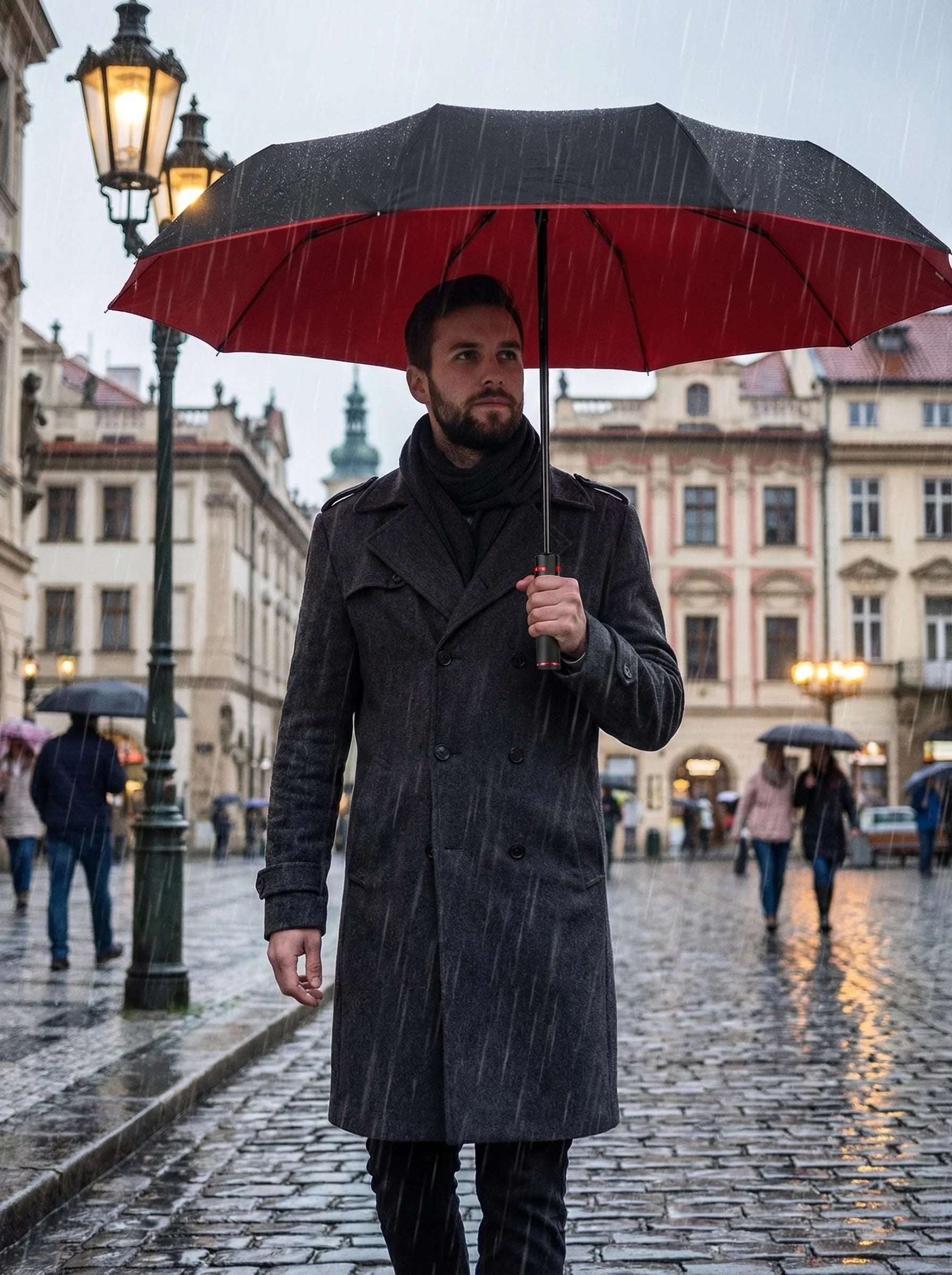 Automatic Travel Umbrella | Compact Rain Umbrella-Umbrella-Homefinn