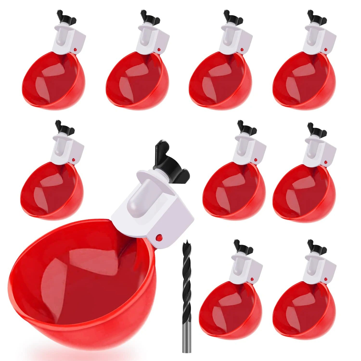 Automatic Chicken Waterer Cups | Poultry Drinking Cup Set-Pet Feeder-Homefinn