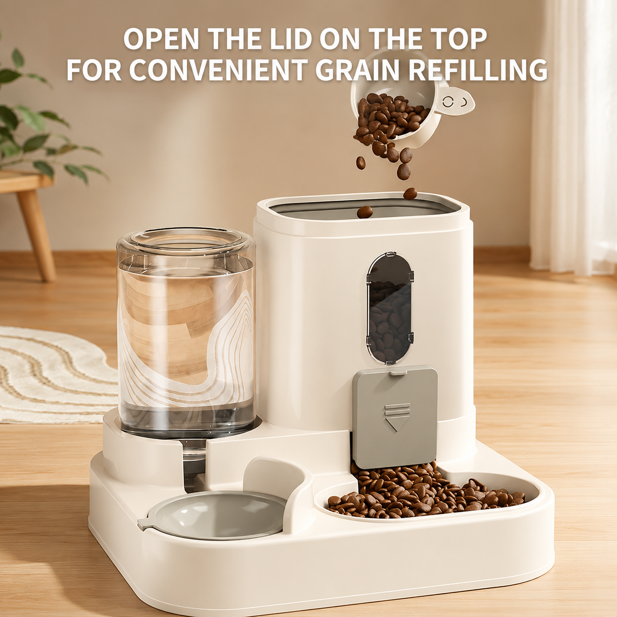 Automatic Pet Feeder and Water Dispenser for Dogs and Cats - Image 3