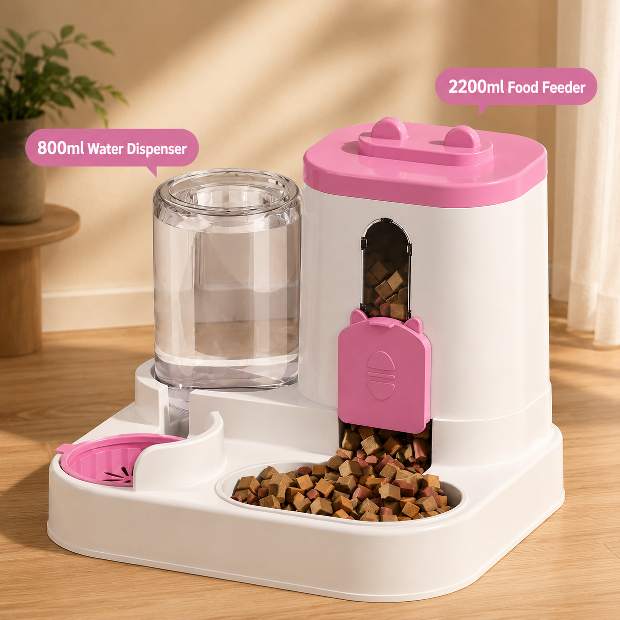 Automatic Pet Feeder and Water Dispenser for Dogs and Cats - Image 4