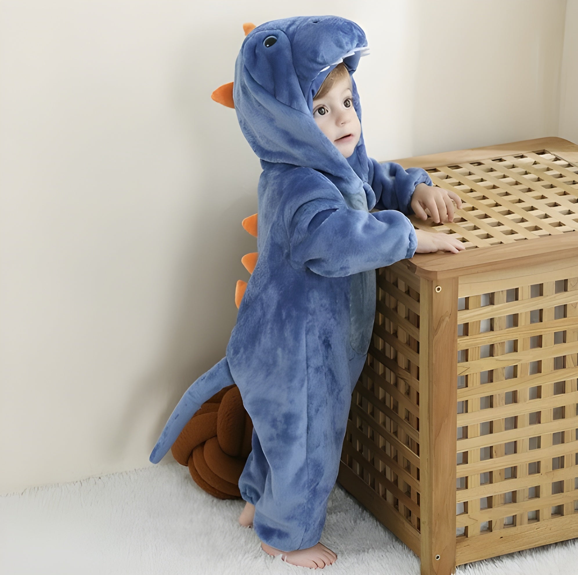 Adorable Baby Animal Onesie - Soft Zipper Romper Costume for Babies - Image 2