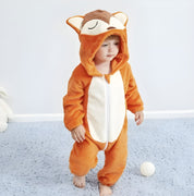 Adorable Baby Animal Onesie - Soft Zipper Romper Costume for Babies - Image 4