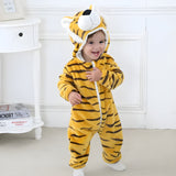Baby Animal Onesie Costume | Hooded Jumpsuit Romper