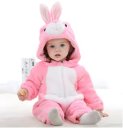 Adorable Baby Animal Onesie - Soft Zipper Romper Costume for Babies - Image 8