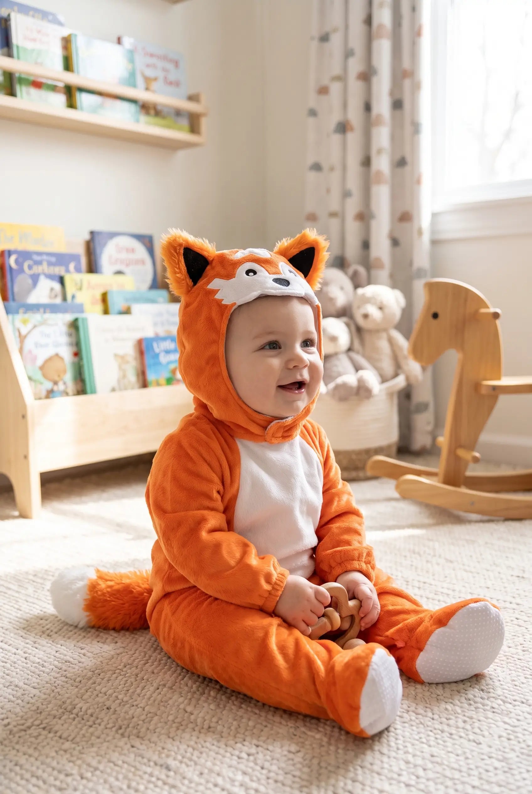 Baby Animal Costume | Footed Jumpsuit Hooded Halloween Wear