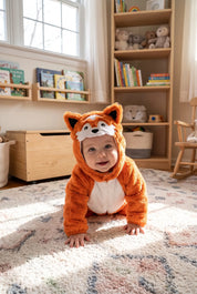 Baby Animal Costume | Footed Jumpsuit Hooded Halloween Wear