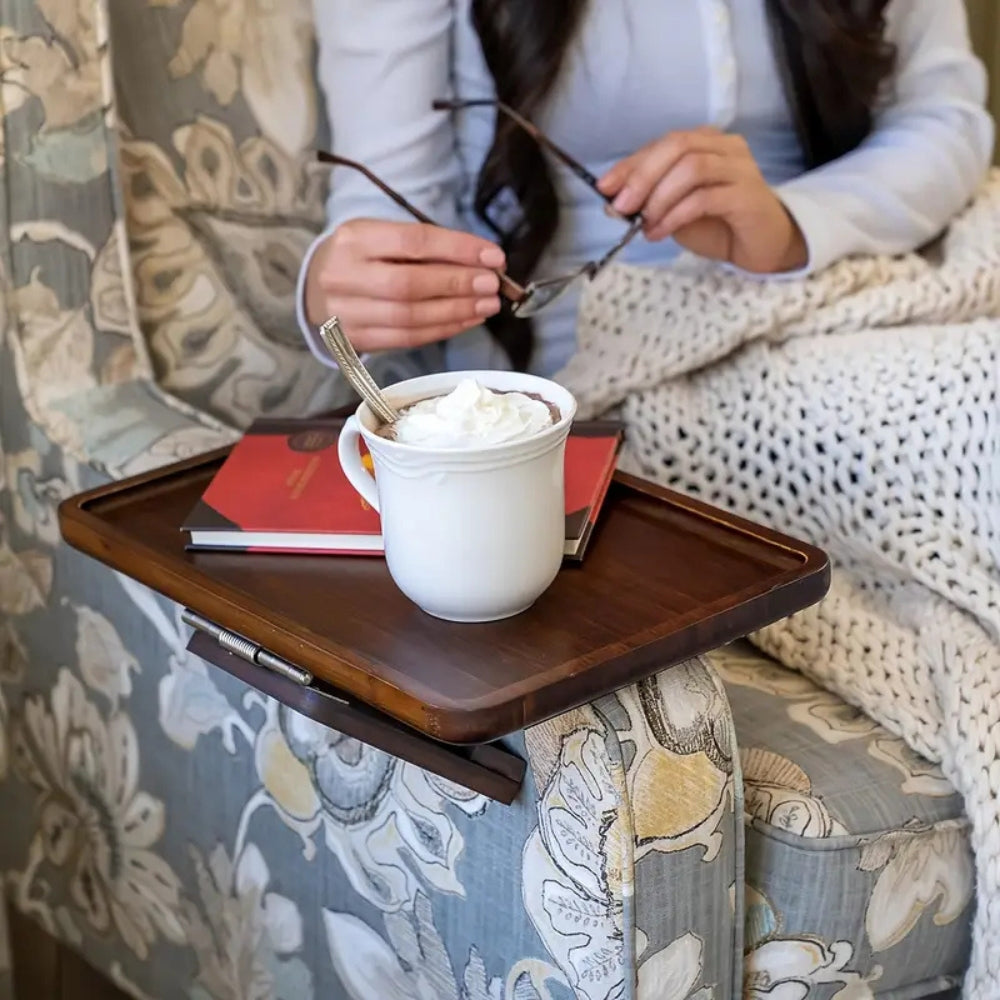 Sofa Arm Tray Table | Clip On Couch Table-Arm Table-Homefinn