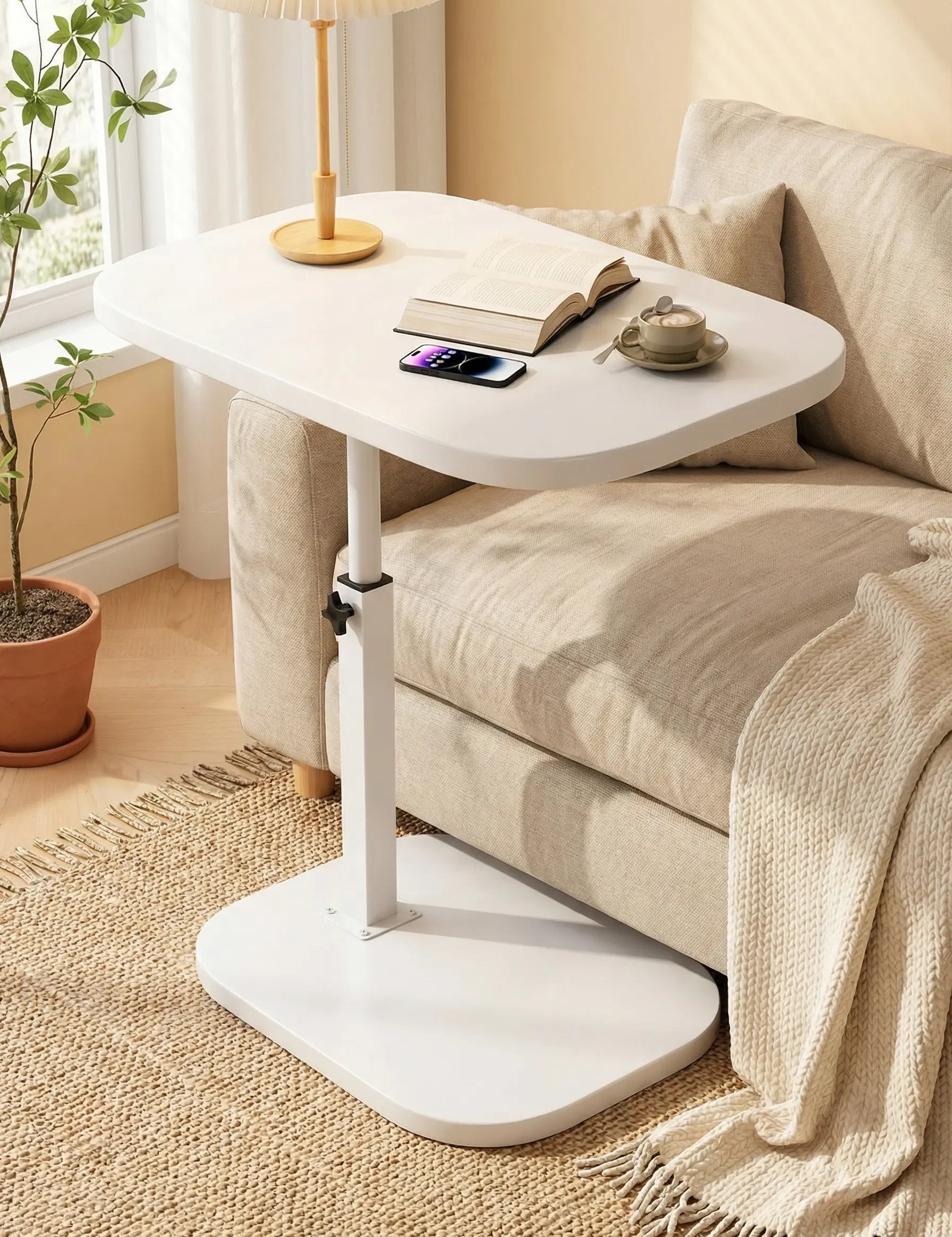 Bedside Table | Adjustable Side Table For Sofa-End Table-Homefinn