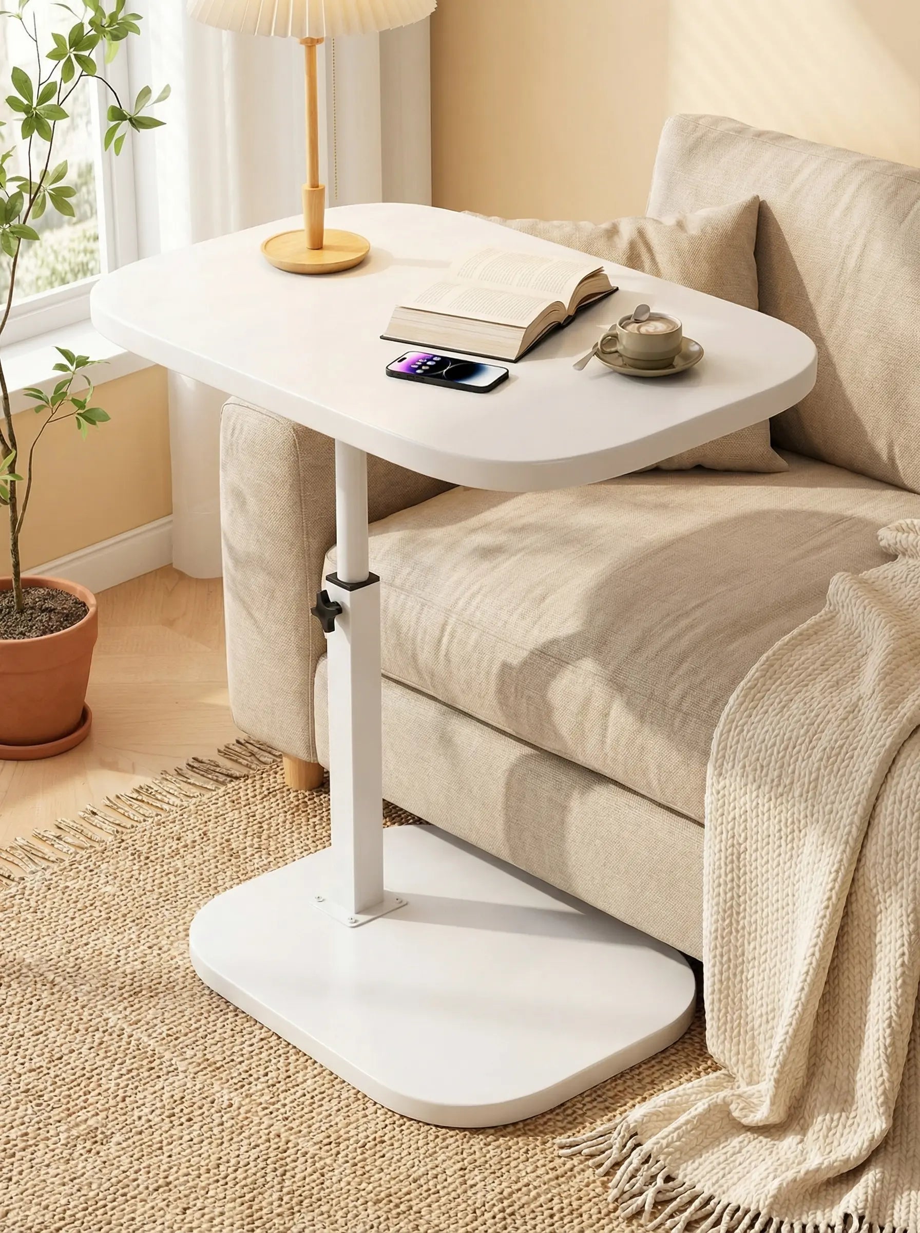 Bedside Table | Adjustable Side Table For Sofa-End Table-Homefinn