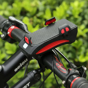 Bicycle Headlight With Phone Holder | Dual LED Handlebar Mount Cycling Light-Bike Light-Homefinn