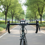 Bicycle Headlight With Phone Holder | Dual LED Handlebar Mount Cycling Light-Bike Light-Homefinn