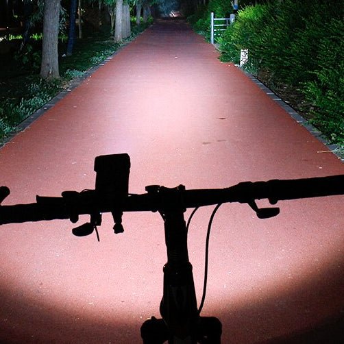 Bicycle Headlight With Phone Holder | Dual LED Handlebar Mount Cycling Light-Bike Light-Homefinn