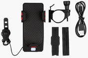 Bicycle Headlight With Phone Holder | Dual LED Handlebar Mount Cycling Light-Bike Light-Homefinn