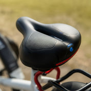 Bicycle Saddle With Rear Light | Contoured Seat Integrated Illumination Cycling Accessory-Bike Saddle-Homefinn