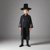 Boys Black Costume Set Korean Hanbok