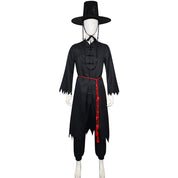 Boys Black Costume Set Korean Hanbok - Image 9