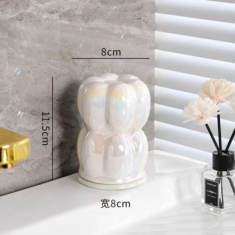 Bubble Style Bathroom Accessories | Countertop Storage Bathroom Use-Bathroom Accessory Set-Homefinn