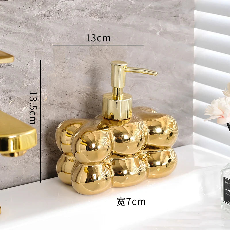 Bubble Style Bathroom Accessories | Countertop Storage Bathroom Use-Bathroom Accessory Set-Homefinn