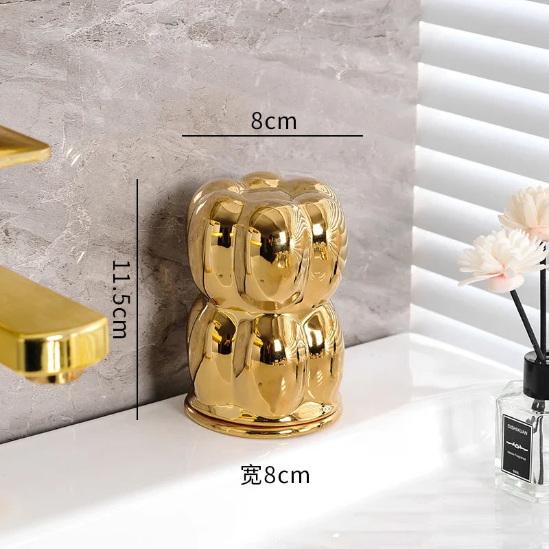 Bubble Style Bathroom Accessories | Countertop Storage Bathroom Use-Bathroom Accessory Set-Homefinn