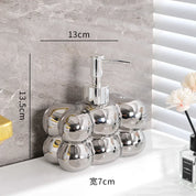Bubble Style Bathroom Accessories | Countertop Storage Bathroom Use-Bathroom Accessory Set-Homefinn