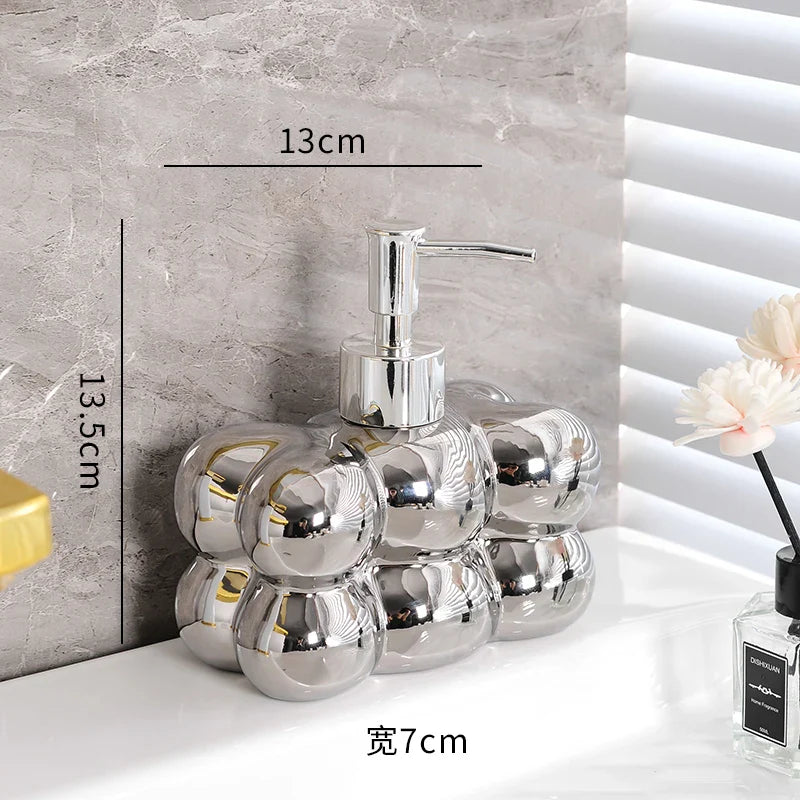 Bubble Style Bathroom Accessories | Countertop Storage Bathroom Use-Bathroom Accessory Set-Homefinn