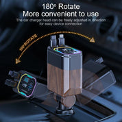 Car Bluetooth FM Transmitter | USB C Fast Car Charger-Car Transmitter-Homefinn