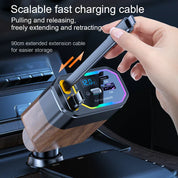 Car Bluetooth FM Transmitter | USB C Fast Car Charger-Car Transmitter-Homefinn