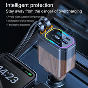 Car Bluetooth FM Transmitter | USB C Fast Car Charger-Car Transmitter-Homefinn