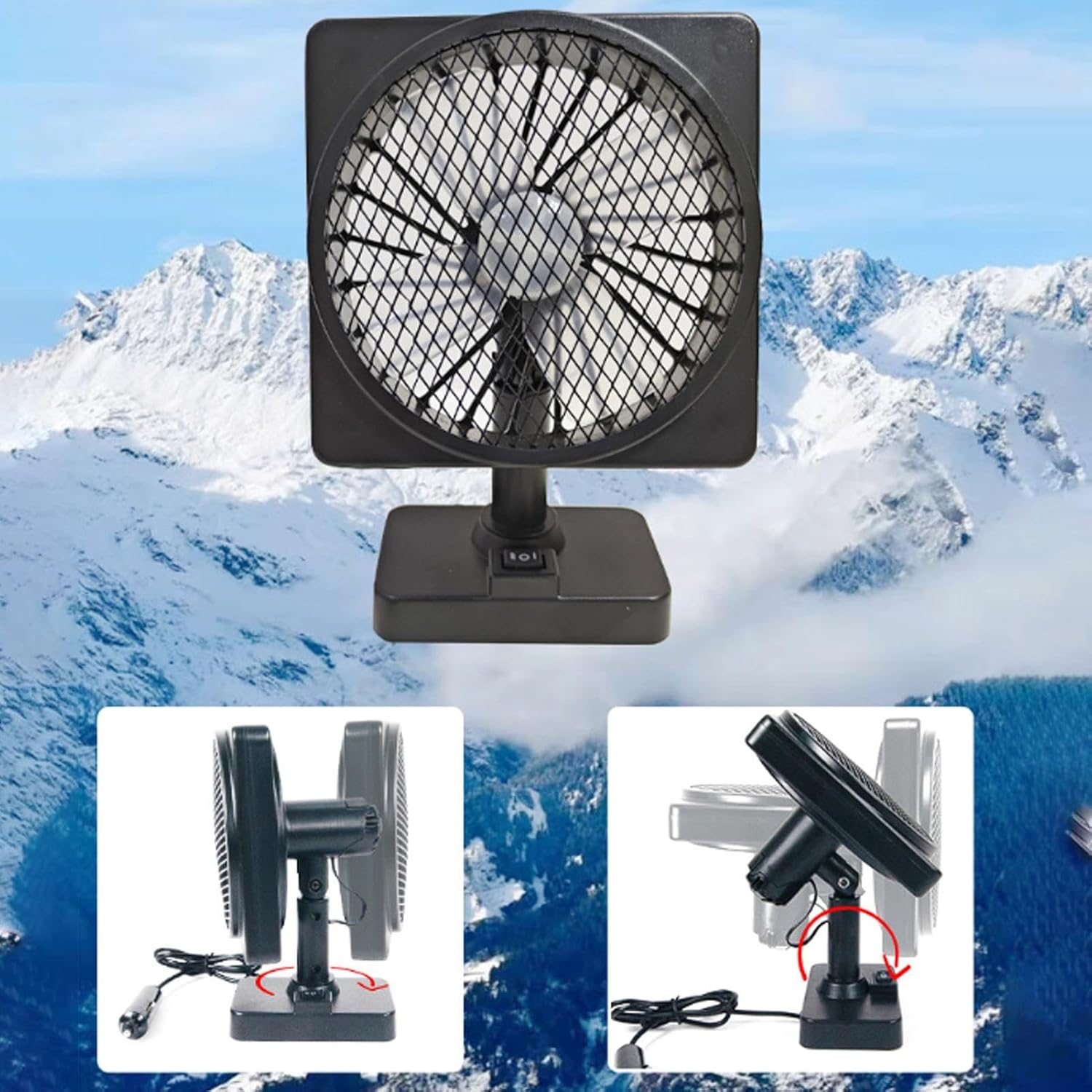 Car Cooling Fan | USB Dashboard Cooling Fan-Car Fan-Homefinn