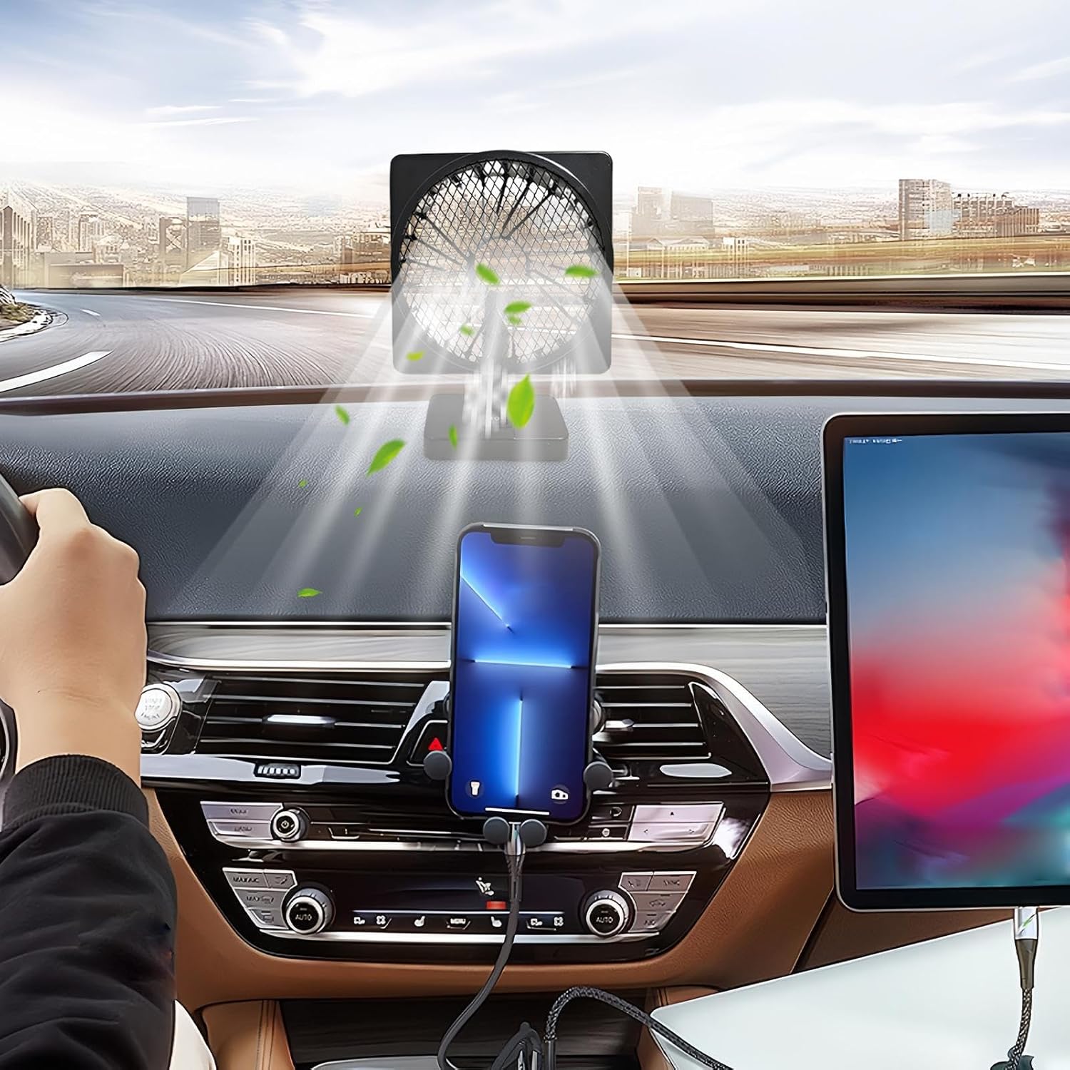 Car Cooling Fan | USB Dashboard Cooling Fan-Car Fan-Homefinn