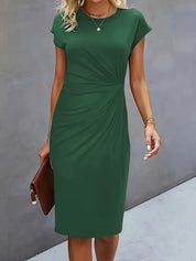 Bridesmaid Dress | Cocktail Midi Dress-Women Dress-Homefinn