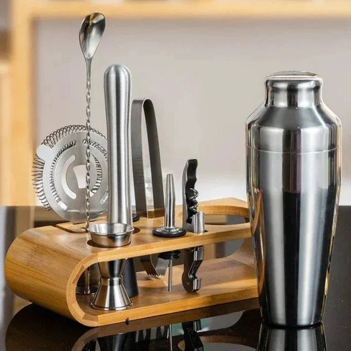 Cocktail Shaker Set | Stainless Steel Home Bartending-Cocktail Set-Homefinn