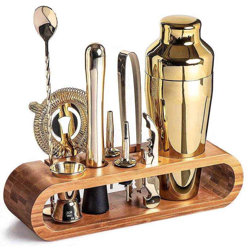 Cocktail Shaker Set | Stainless Steel Home Bartending-Cocktail Set-Homefinn