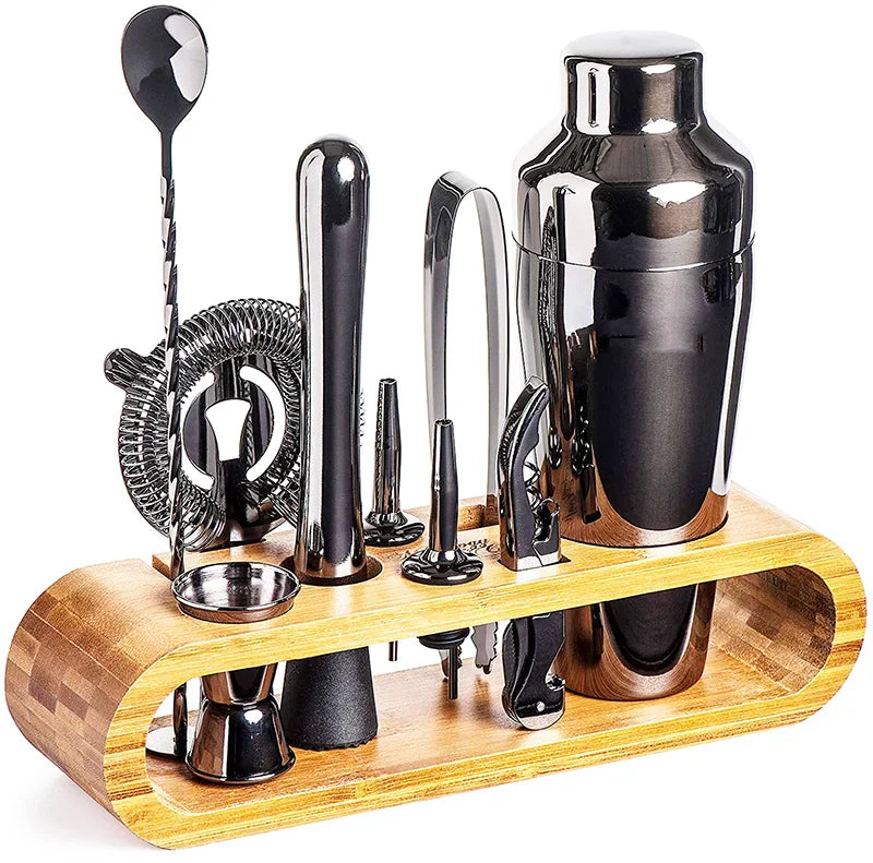 Cocktail Shaker Set | Stainless Steel Home Bartending-Cocktail Set-Homefinn