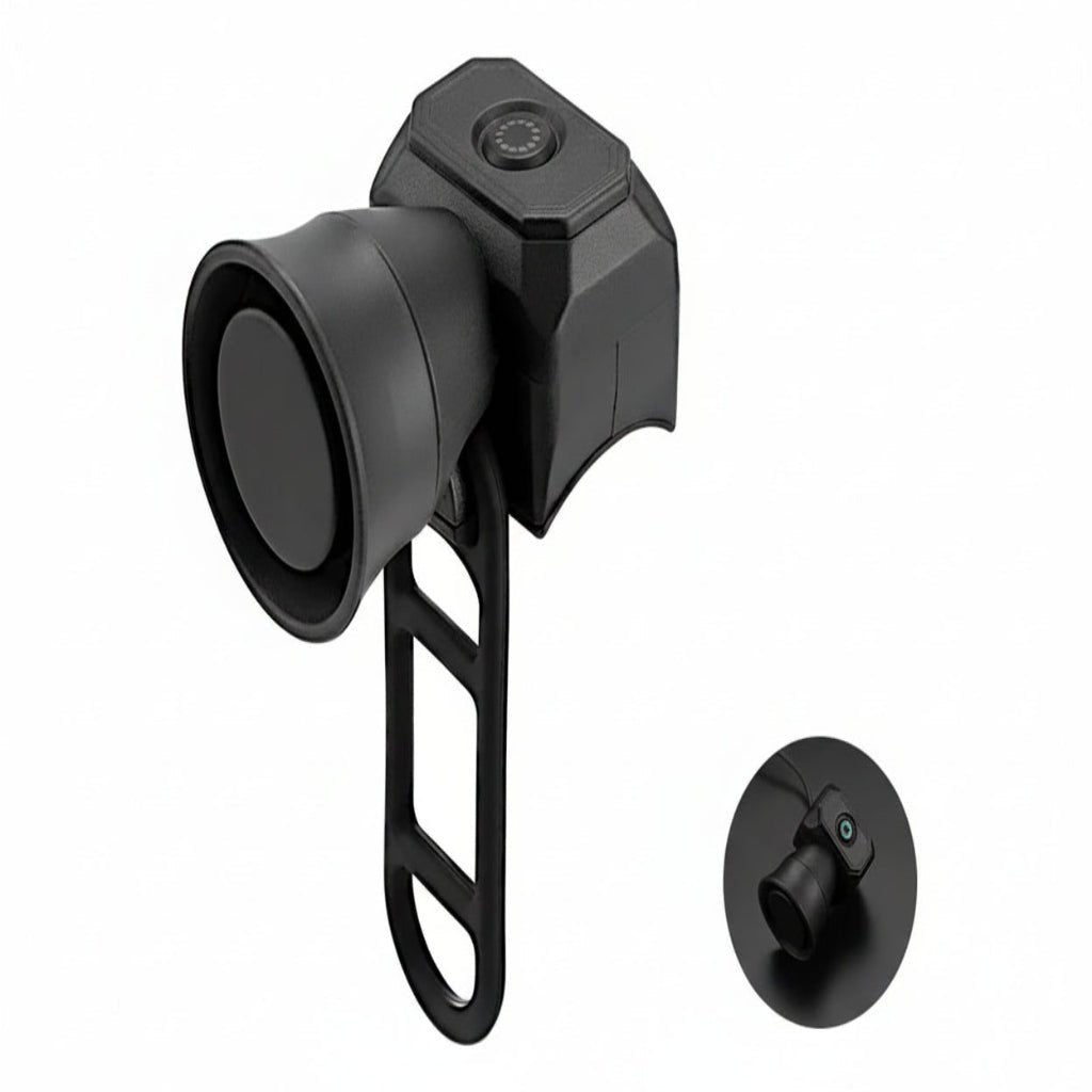 Compact Geometric Bicycle Bell | Handlebar Mount Rotating Ringer Cycling Use-Bike Bell/Horn-Homefinn